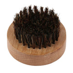 Wood+Boar Hair Round Beard Brush