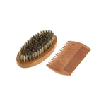 BAMBOO Beard Brush & Comb Set